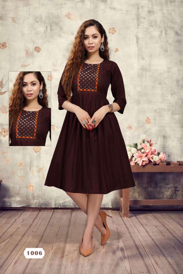 Rohini Rayon Designer Flair Kurti 